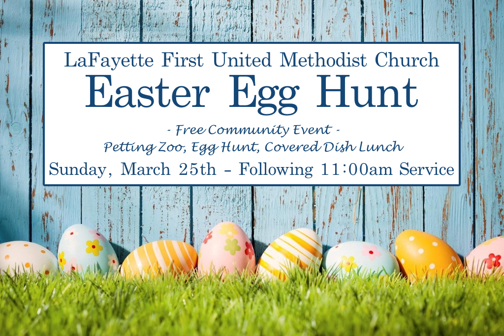 Easter Egg Hunt LaFayette First United Methodist Church